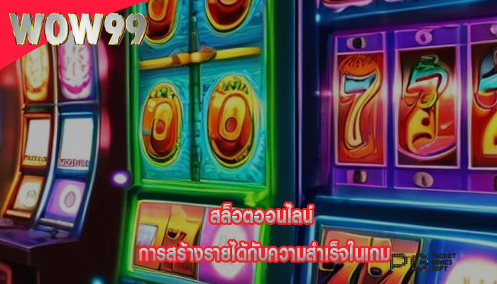 สล็อตออนไลน์ การสร้างรายได้กับความสำเร็จในเกม