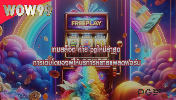 เกมสล็อต ค่าย pgใหม่ล่าสุด การเติบโตของผู้ให้บริการหลายแพลตฟอร์ม