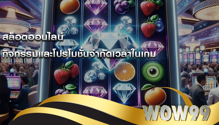 สล็อตออนไลน์ กิจกรรมและโปรโมชั่นจำกัดเวลาในเกม