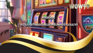 456สล็อต ความบันเทิงยอดนิยมสำหรับผู้คนจำนวนมาก